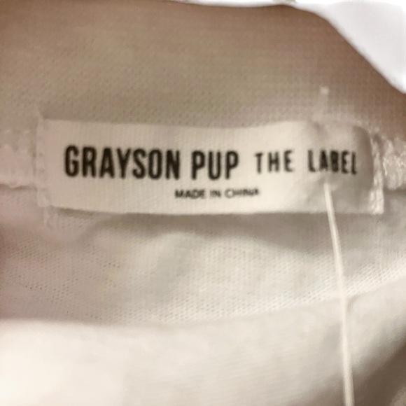 Grayson Pup NWT Small “Heart My Human" White Crew Dog tee valentine’s - Picture 8 of 11